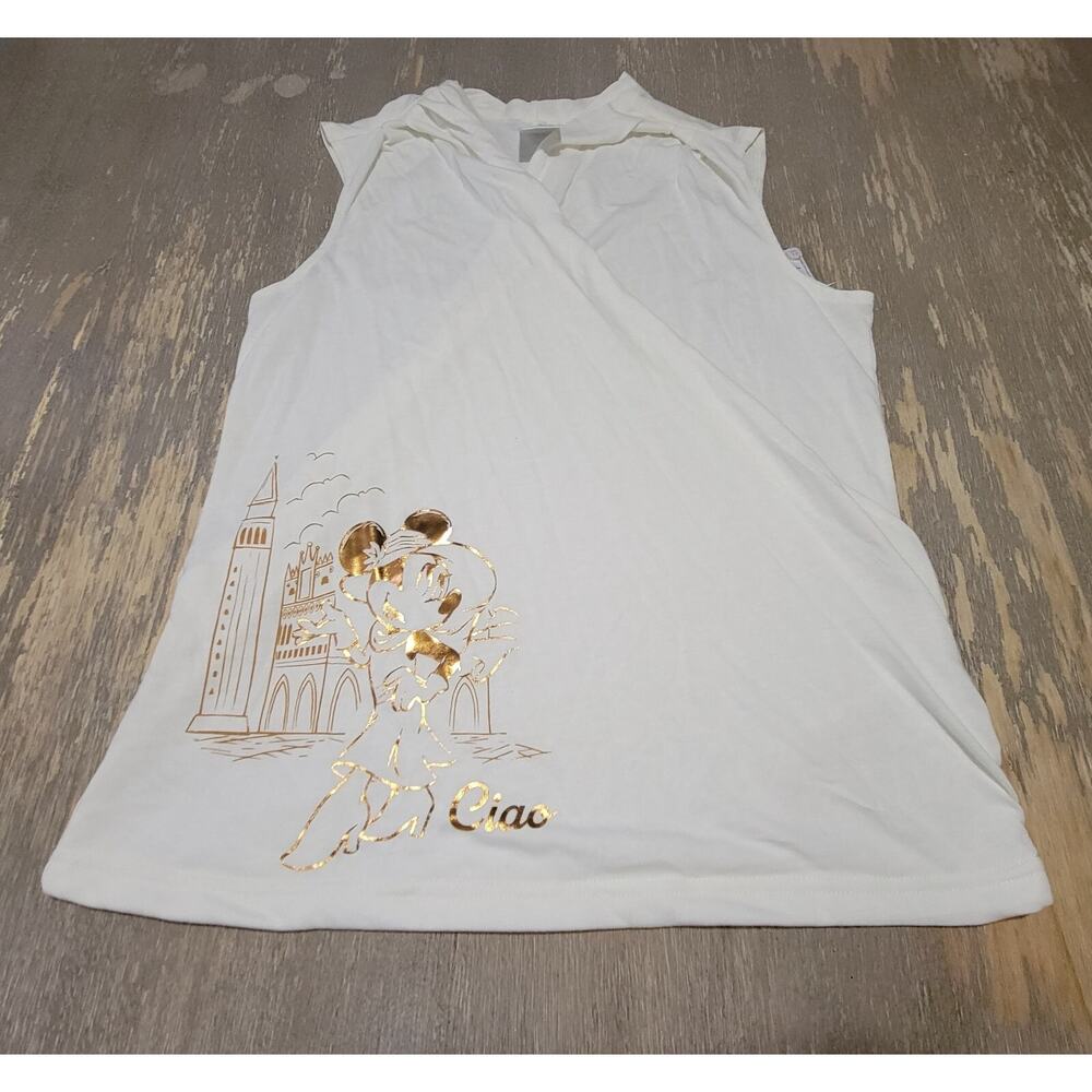 Disney Parks Epcot Italy World Showcase Minnie Mouse Ciao Shirt Size M *NWT